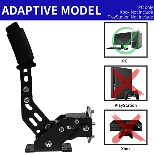 Dardoo Usb Handbrake 14 Bit Pc Handbrake With Clamp,Professional Gaming Peripherals Pc Windows Systems Supported For Racing Games G25 G27 G29 And G920,Not Applicable To Ps,X-Box #TOP4