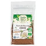Jardin BIO étic - Sucre de fleur de Coco - bio - Sucré - Certifié AB - Sachet de 250g