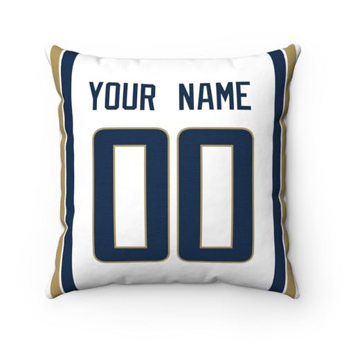 Image of ANTKING Throw Pillow 2 Pack Custom Any Name and Number Personalized Gift for Men Women Boys