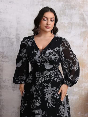 Image of TOLEEN Women's Plus Size Sequin Dress Luxurious Style Formal Cocktail Evening Party Maxi Dresses