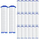 20 Pack Shower Filter Shower PP Cotton Filter Handheld, Replacement Tool Suitable for Various Specifications of Heads (2.6 inches)