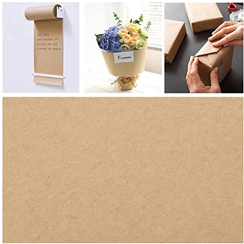 Wjajoy Kraft Paper Roll - Brown Paper Packing Roll Perfect For Crafts,Art,Small Gift Wrapping,Postal,Shipping,Dunnage & Parcel(43 Centimeters Wide,30.5 Meters Long) #TOP3