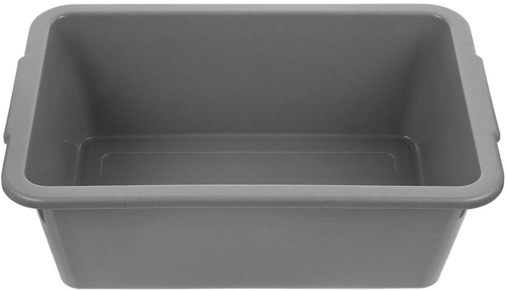 Ciieeo Restaurant Wash Basin Thickened Kitchen Organizing Box for Storage Tableware Holder Multi-purpose Dish Washing Tub for Home Cafeteria and Outdoor Use Space-saving Design