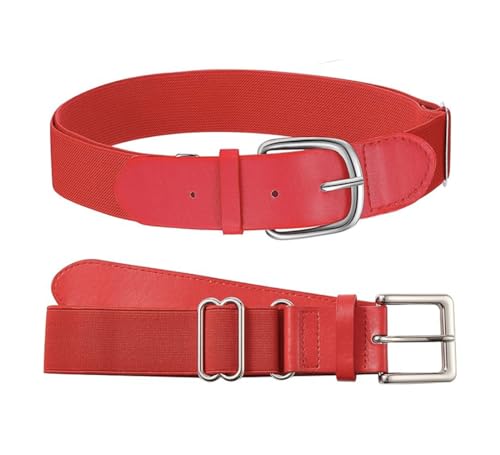 SAISI Adult and Youth Baseball/Softball Belt Adjustable Belt Elastic Waist Belt for Men Youth Boys Girls