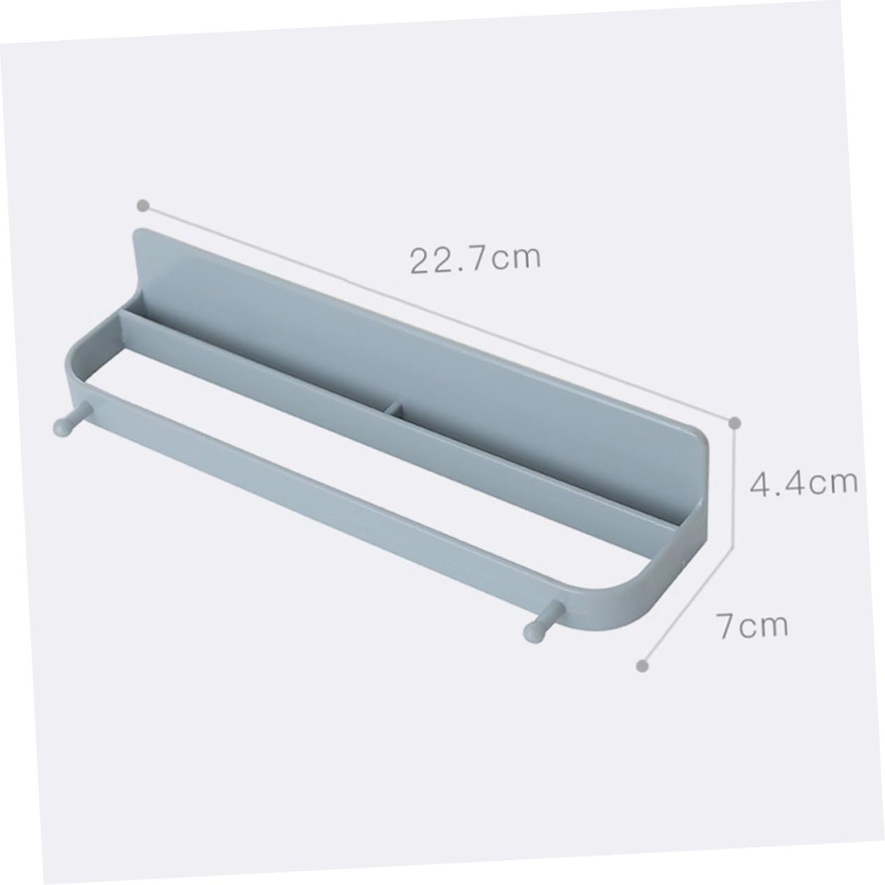 OUNONA 5pcs Wall Mounted Shoes Organizer Rack Creative Punch Shelf for Bathroom Easy Install Self Adhesive Hooks Space Saving Slipper Storage Holder Grey