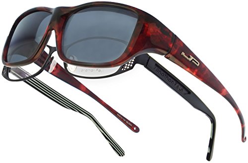 Quamby JP Fitovers - Claret Tortoise - Grey Lens (QL004)