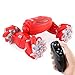 ZXCVBNAS RC Car/Boat Toys Telecomando Automobili Auto Piscina Acqua Giocattolo Giocattolo Dono Fuori-Road Rock Crawler 2.4GHz Stunt Impermeabile Veicoli televisivi Radio Voli di Natale,Rosso