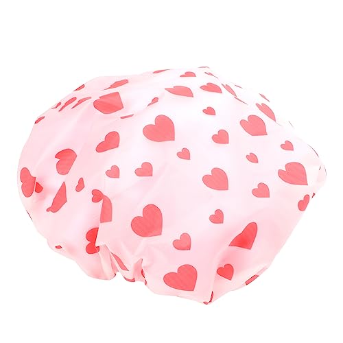 POPETPOP 入浴用ヘアハット 再利用可能ヘアキャップ 2イン1防水ヘアバスキャップ 美容院用ヘアケア 衛生的ヘア固定 家庭用お風呂用