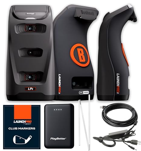 Bushnell Launch Pro LPi Circle B Golf Launch Monitor PlayBetter Bundle