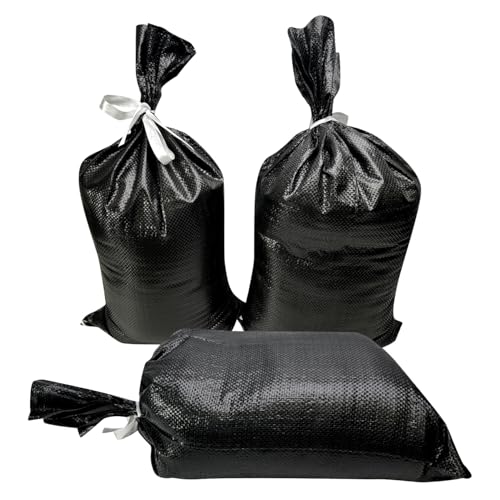 Bolsas de arena para inundaciones 14x26 con lazos pack de 10 unidades de alta resistencia