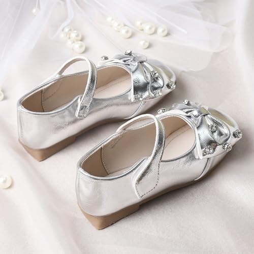 Girls Mary Jane Leather Shoes Fashion Soft Bottom Non-Slip Performance Princess Ballet Flat Shoes3