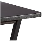 Amazon Basics Portable Foldable TV Tray Table with Storage Rack, Space-Saving Design, 15" x 19" x 26", Black, 4-Pack - Image 3