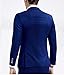 Slim Fit Royal Blue Wedding Suits 2 Pieces Men's Suits Groom Tuxedos Business Suit Blue 42/36