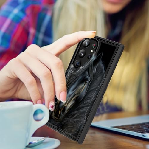 Coque Galaxy S25 Ultra intégrale silicone noir - 5