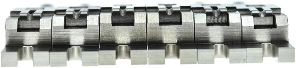 Dopro Guitar Stainless Steel Double Locking Tremolo Bridge Saddles and Screws for FR Tremolos