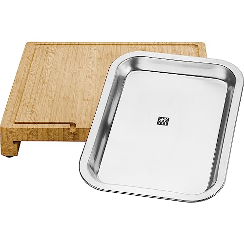 Tabla de Cortar ZWILLING en Bambú con Bandeja de Acero miniatura 1