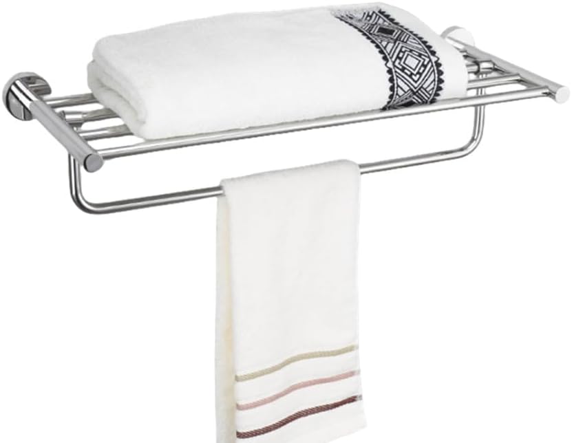 Towel Rails, Bathroom Accessories Chrome Polished Toilet Brush Towel Bar Rack Soap Dish Glass Wall Shelf Hook Toilet Paper/Towel Rack/Size