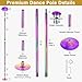 Professional 45mm Spin Dance Pole, Adjustable Height 7-9.1Ft Portable Stripper Pole, Heavy-Duty Steel Dance Poles for Home, Anti-Rust Finish, Dancing Poles for Club, Gym, Pub, Party, Colorful