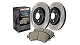 Stoptech 937.65536 Street Axle Pack, Slotted, Rear
