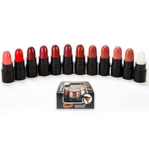Festnight hengfang 12 colores mate juego de lápiz labial impermeable de larga duración maquillaje hidratante lápices…