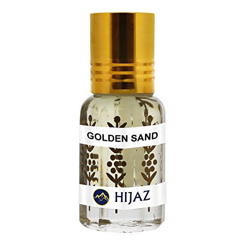 Hijaz Golden Sand Perfume Alcohol Free Scented Arabian Oil Cologne Exotic Attar - 12Ml #TOP10