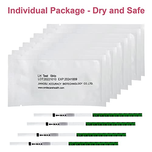 50Pcs Lh Test Strips For Women, Ovulation Predictor Kit Tracker With High Sensitivity Result & Easy Operation For Women To Use At Home #TOP1