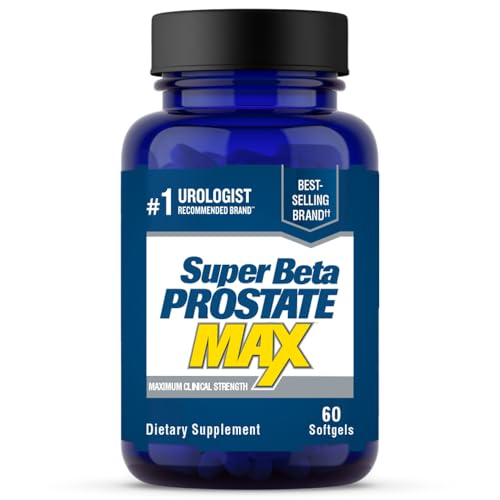 SUPER BETA PROSTATE Max - Advanced Saw Palmetto Prostate Support Supplement for Men's Health, 60ct
