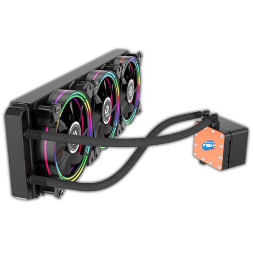 Radiateur liquide CPU 360mm silencieux SIMPLETEK RGB Gen1 multi-socket Intel LGA 1200 et 1700