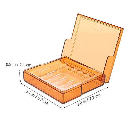 Ultechnovo 2Pcs Box Injection Case Hospital Injection Box Clinic Syringe Case Holder Plastic Storage Box Injectors Storage Box Light-Proof Injection Box Plastic Injection Powder Injection Box #TOP7