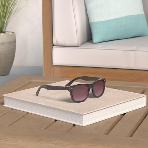 Image of PolarSpex Polarized Sunglasses for Men and Women | UV Protection, Durable Lightweight Frame, Retro Style, Felt Carrying Case, Clear Vision for Driving, Fishing & Everyday Wear.