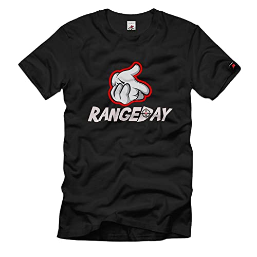 T-shirt tactique amusant Rangeday 41064 en coton confortable pour le tir sportif
