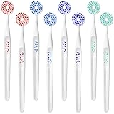 8 Pack Tongue Scraper Cleaner Tongue Brush Cleaner Helps Fight Bad Breath Odor Eliminator Healthy...
