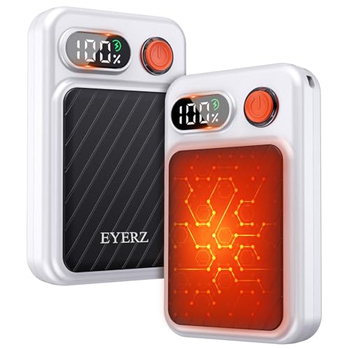 Electric Hand Warmers Rechargeable 2 Pack, LED Display & 4 Heat L...