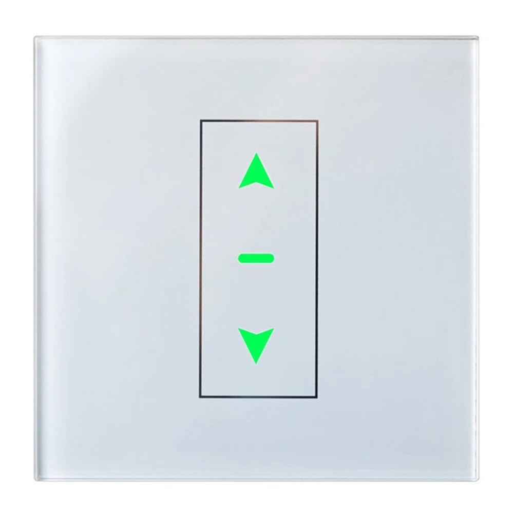 Littimoon Touch Button Switch Tuya WiFi Smart Touch Button Switch Connected Electric Curtains Blinds Roller Shutter Compatible for Home