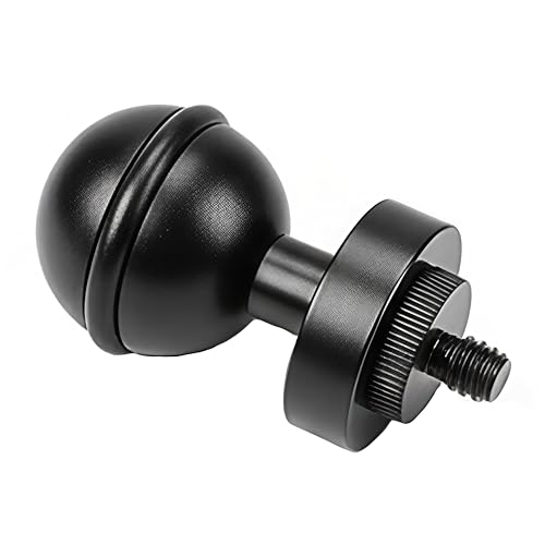 mn-x1 The 1-inch Ball Head Two-Hole Butterfly clamp Connection piece is Suitable for Underwater Diving Photography Expansion Adapter Accessories (MN-X1)