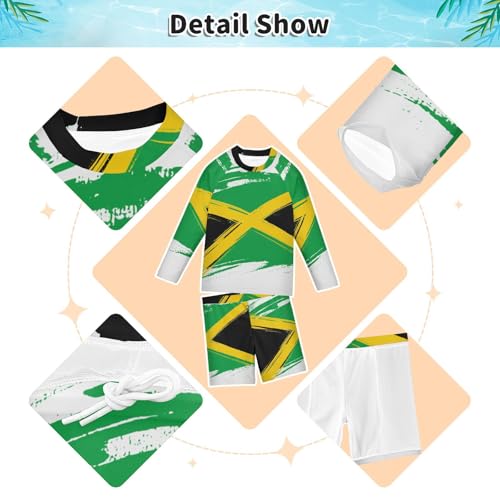 Aflyko Patriot Boys' Rash Guard Set SPF 50+ Sun Protection Swimsuit 5