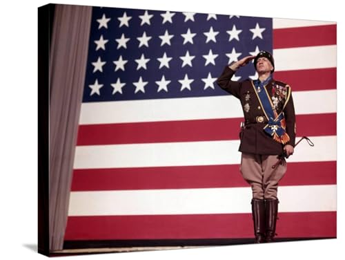 ART.COM Stretched Canvas Print Patton, George C. Scott, 1970, 24" x 18"
