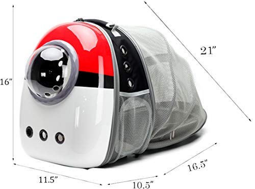 Expandable Cat Carrier Backpack Bubble, Space Capsule Bubble Pet Travel Carrier for Small Dog, Pet Hiking Traveling… - Image 3