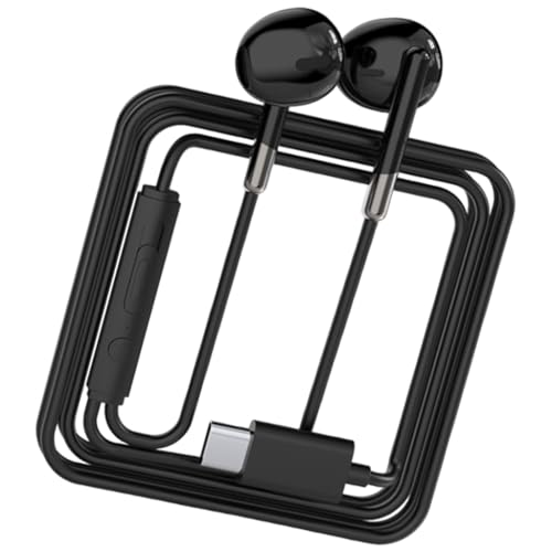 1.2m Long Type C/3.5mm Headphone Sound Control Corded Earbud