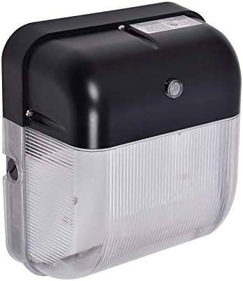 LED Wall Pack Light with Photocell,Paktonvo Dusk to Dawn Outdoor Wall Pack Light,60W 7800Lm 5000K Daylight Waterproof Commercial Lighting Fixture,200-350W HPS/MH Replacement,100-277V ETL Listed 1Pack