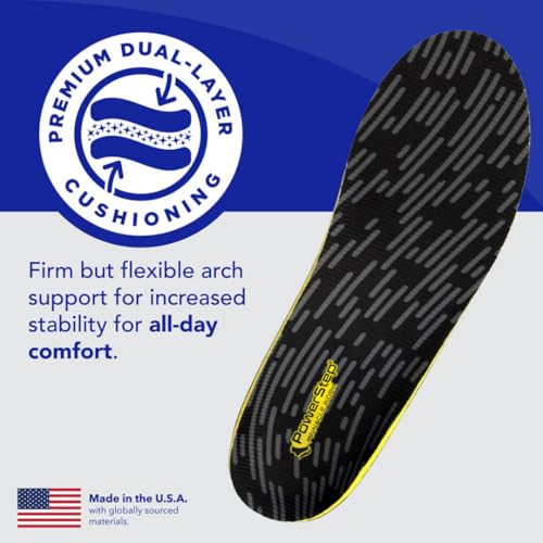 Powerstep Unisex-Adult ErgoShield Ergo Arch Insole
