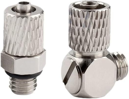 5Pcs Pneumatic Pipe Fitting Hose 3mm 4mm 5mm 6mm Male Thread M3 M4 M5 M6(Hose OD 4mm - M5,PC)