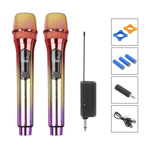 Microphone sans fil pour soirée et karaoké à installation facile rapide