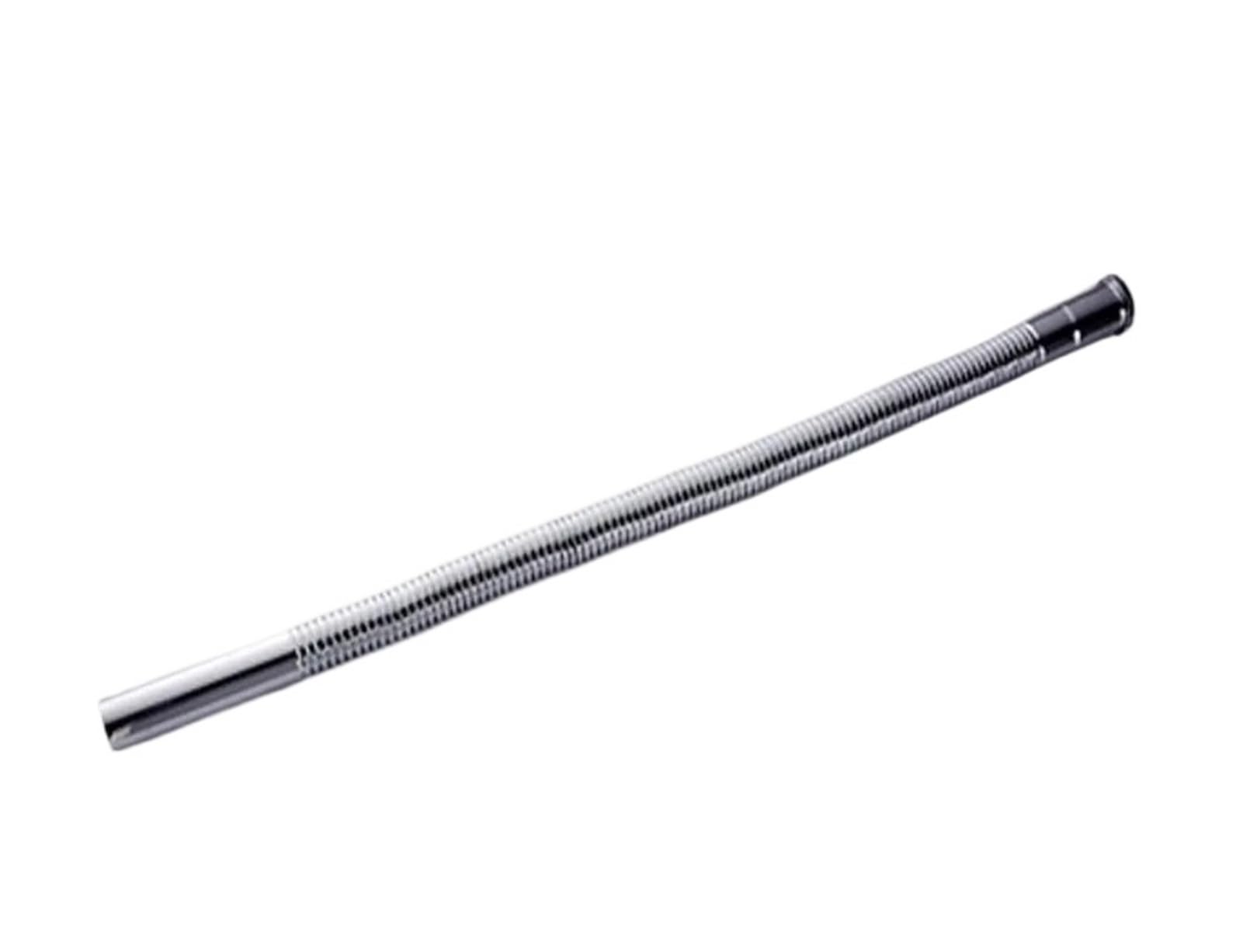Manguera de latón Sifón Desagüe flexible for fregadero Baño Cocina Lavabo Tubo agua Juego desagüe Accesorios for bañera(Silver)