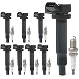 BELKEBIR Set of 8 Ignition Coil Packs & ...