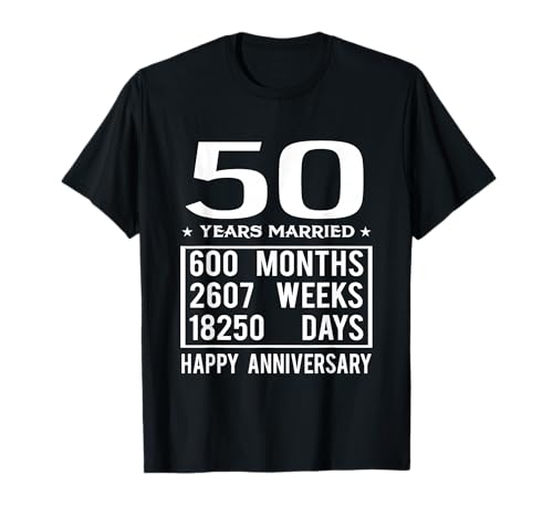 Le t-shirt pour noces d'or