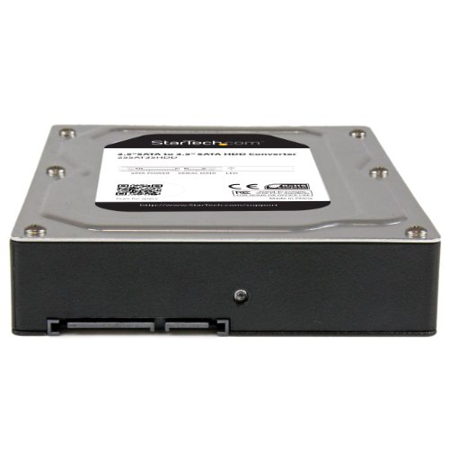 Startech.com 2.5" To 3.5" Sata Hdd/Ssd Adapter Enclosure - External Hard Drive Converter With Hdd/Ssd Height Up To 12.5Mm (25Sat35Hdd), Gray #TOP3