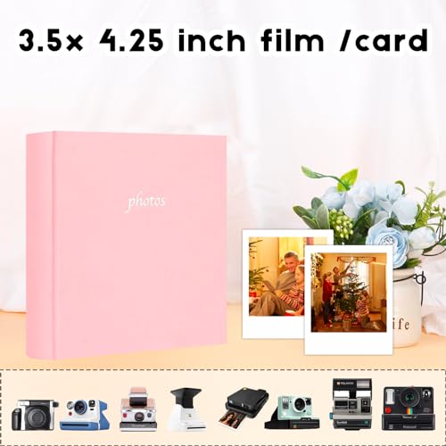 120 Pocket Photo Album for Fujifilm Instax Wide 400/300, Linen Cover with Writing Space - Image 3