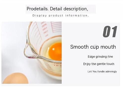 2 Pc Meausuring Cup Set，Essential Kitchen Tools, 2 Piece Glass Measuring Cup Set Glass Liquid Measuring Cups, Dishwasher, Freezer, Microwave (2 Pc Meausuring Cup Set) #TOP7