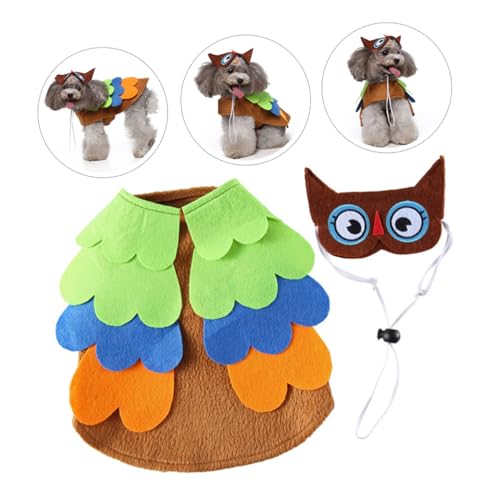 Disfraz pet halloween búho talla mediana miniatura 7